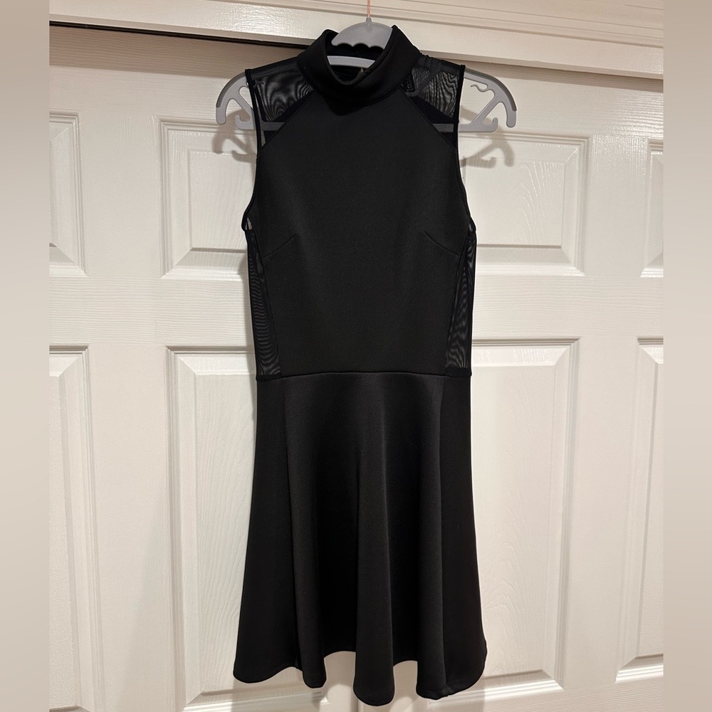 Black Collared Mini dress